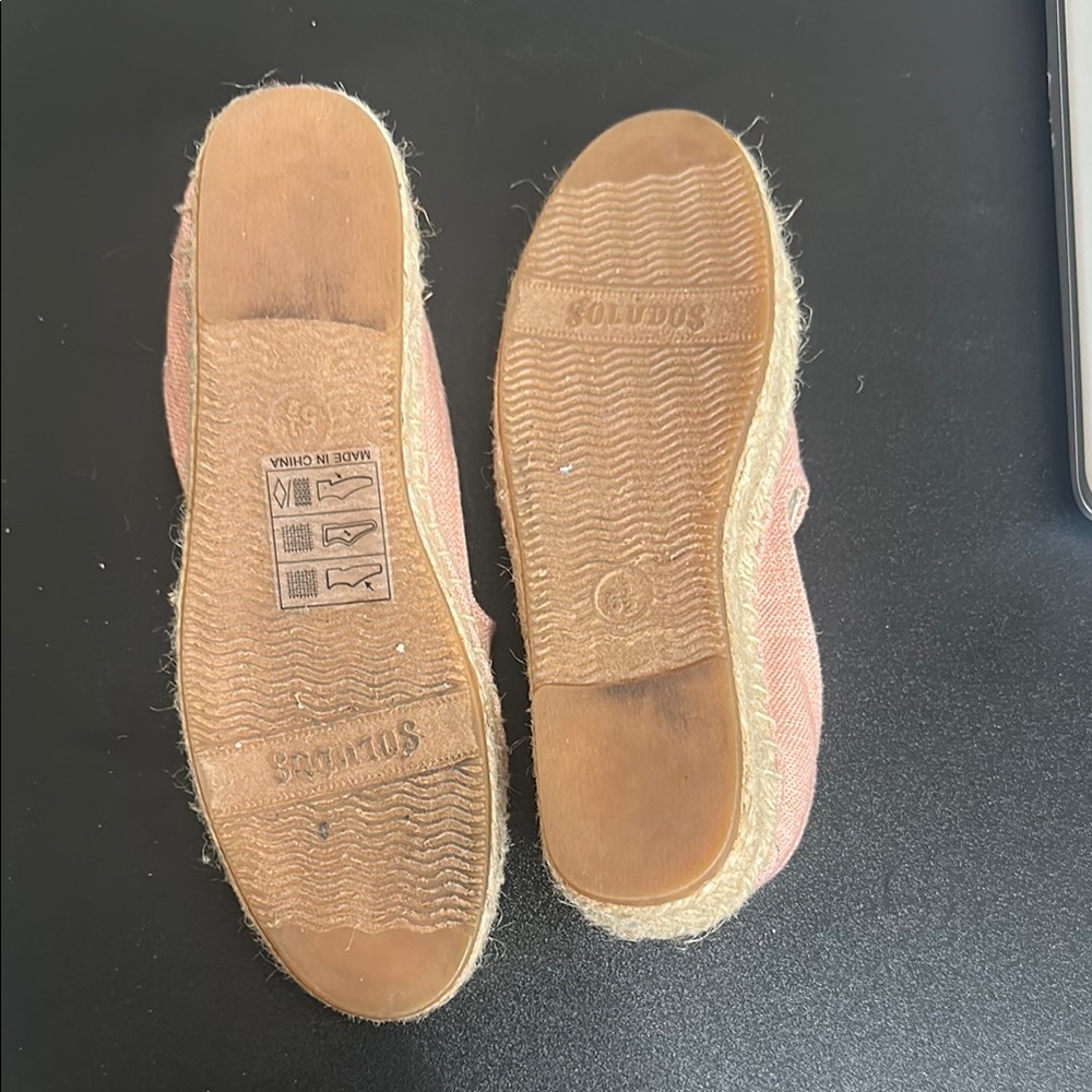 Soludos Women's Pink Espadrilles - Picture 2 of 2